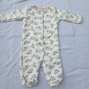Quilted Floral Kids One Piece